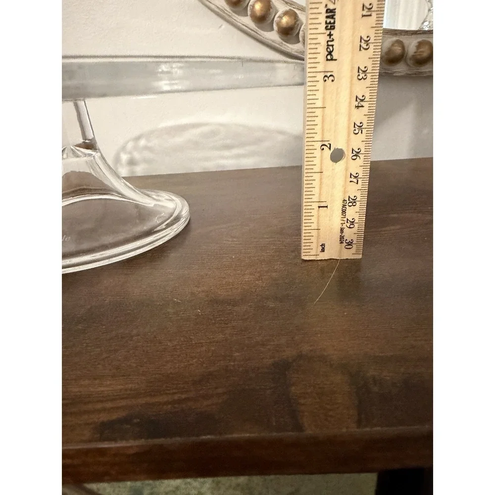 Kate Spade Lenox‎ Eat Cake For Breakfast Glass Cake Stand Pedestal 12